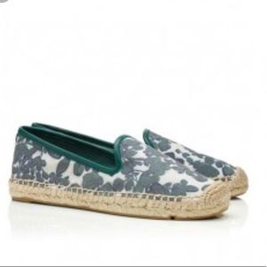 Tory Burch Rivera Printed Flat Espadrille